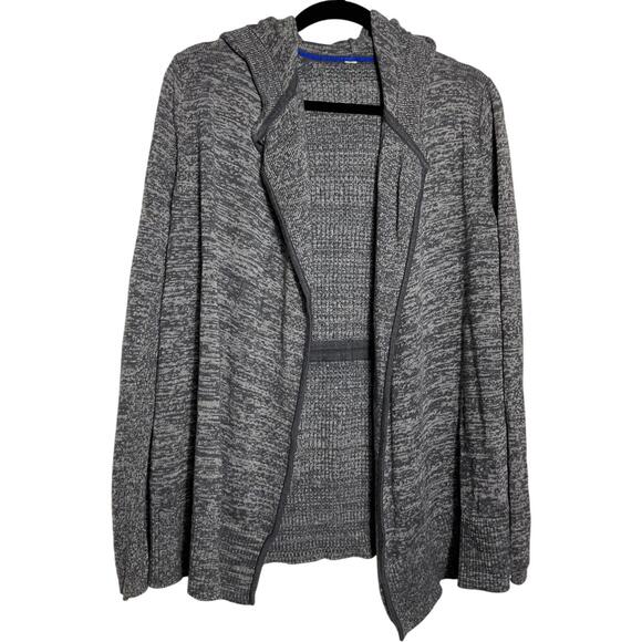 145 Lululemon Peace of Mind Sweater Cardigan (8/Medium, Dark Slate, EUC) - Picture 1 of 4